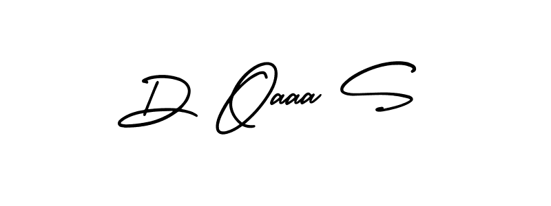 The best way (AmerikaSignatureDemo-Regular) to make a short signature is to pick only two or three words in your name. The name D Oaaa S include a total of six letters. For converting this name. D Oaaa S signature style 3 images and pictures png