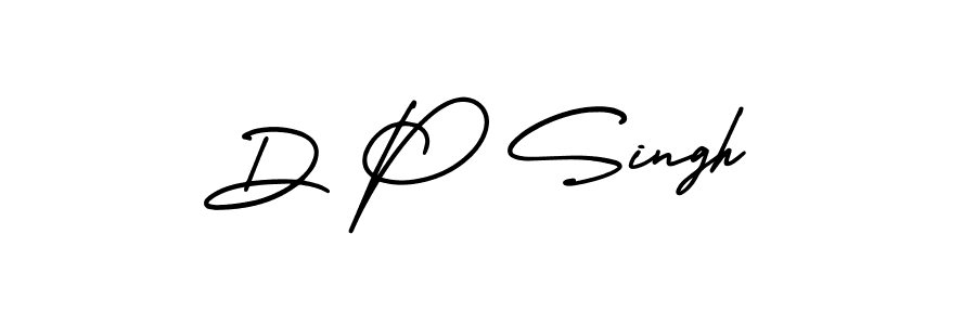 Make a beautiful signature design for name D P Singh. With this signature (AmerikaSignatureDemo-Regular) style, you can create a handwritten signature for free. D P Singh signature style 3 images and pictures png