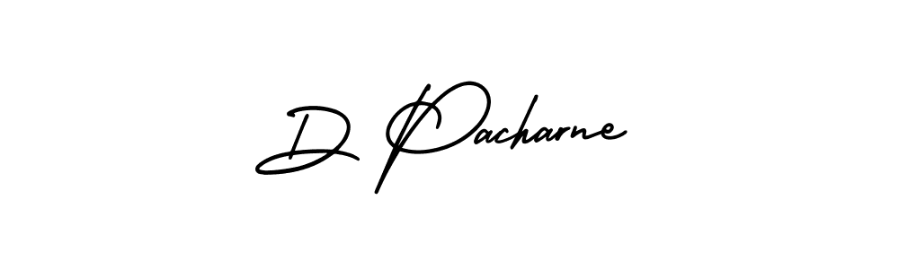 How to make D Pacharne signature? AmerikaSignatureDemo-Regular is a professional autograph style. Create handwritten signature for D Pacharne name. D Pacharne signature style 3 images and pictures png