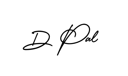 Create a beautiful signature design for name D Pal. With this signature (AmerikaSignatureDemo-Regular) fonts, you can make a handwritten signature for free. D Pal signature style 3 images and pictures png