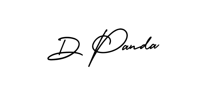 Create a beautiful signature design for name D Panda. With this signature (AmerikaSignatureDemo-Regular) fonts, you can make a handwritten signature for free. D Panda signature style 3 images and pictures png