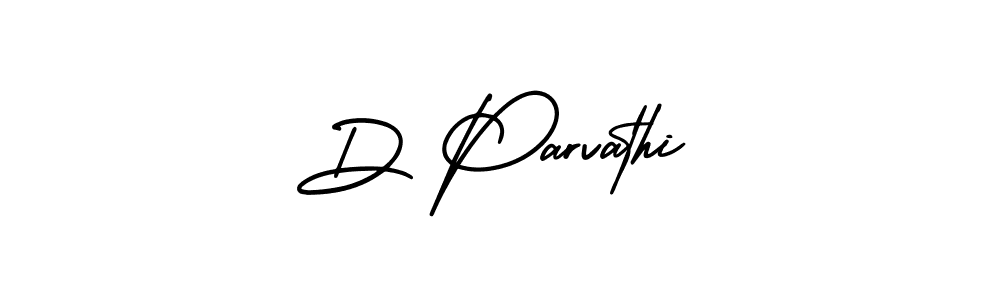 Also we have D Parvathi name is the best signature style. Create professional handwritten signature collection using AmerikaSignatureDemo-Regular autograph style. D Parvathi signature style 3 images and pictures png
