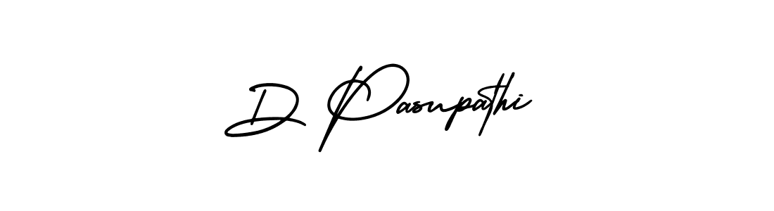 Create a beautiful signature design for name D Pasupathi. With this signature (AmerikaSignatureDemo-Regular) fonts, you can make a handwritten signature for free. D Pasupathi signature style 3 images and pictures png
