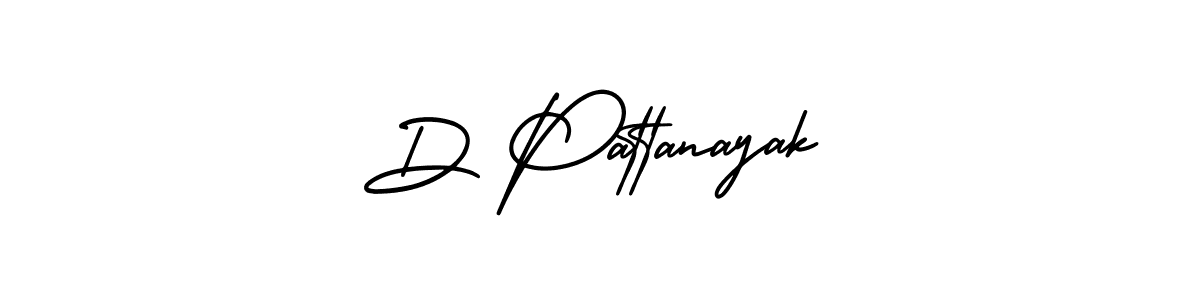 The best way (AmerikaSignatureDemo-Regular) to make a short signature is to pick only two or three words in your name. The name D Pattanayak include a total of six letters. For converting this name. D Pattanayak signature style 3 images and pictures png