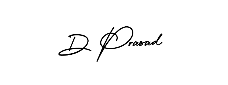 Make a beautiful signature design for name D Prasad. Use this online signature maker to create a handwritten signature for free. D Prasad signature style 3 images and pictures png