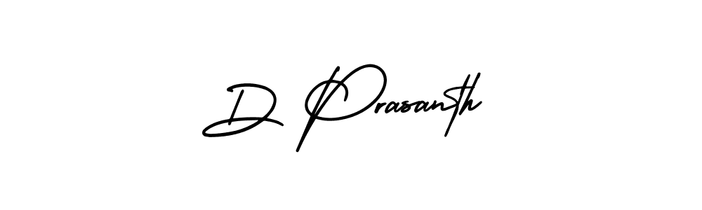 Also we have D Prasanth name is the best signature style. Create professional handwritten signature collection using AmerikaSignatureDemo-Regular autograph style. D Prasanth signature style 3 images and pictures png