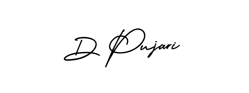 Similarly AmerikaSignatureDemo-Regular is the best handwritten signature design. Signature creator online .You can use it as an online autograph creator for name D Pujari. D Pujari signature style 3 images and pictures png