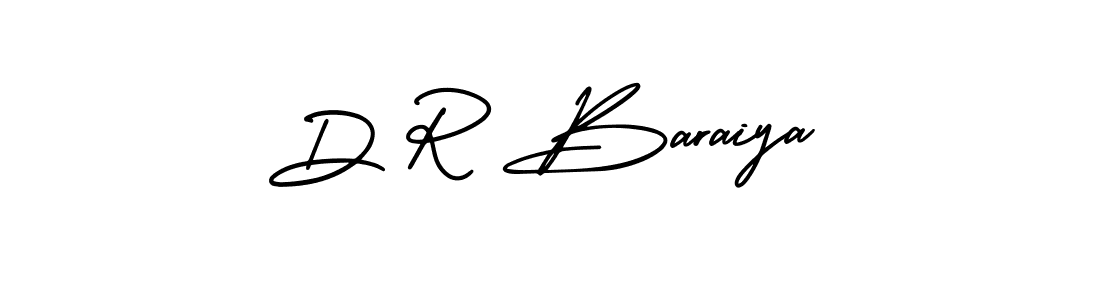 Also You can easily find your signature by using the search form. We will create D R Baraiya name handwritten signature images for you free of cost using AmerikaSignatureDemo-Regular sign style. D R Baraiya signature style 3 images and pictures png