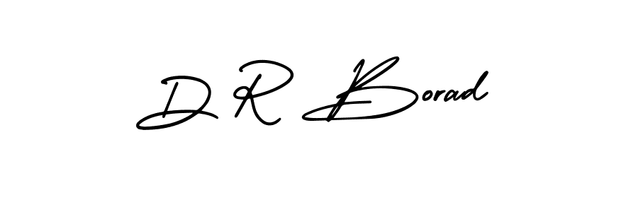 Create a beautiful signature design for name D R Borad. With this signature (AmerikaSignatureDemo-Regular) fonts, you can make a handwritten signature for free. D R Borad signature style 3 images and pictures png