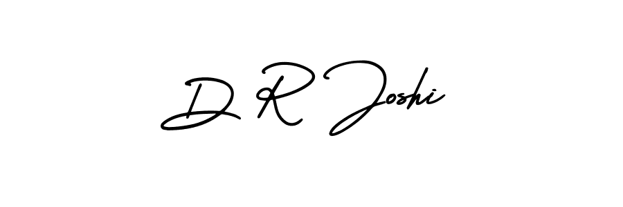 Create a beautiful signature design for name D R Joshi. With this signature (AmerikaSignatureDemo-Regular) fonts, you can make a handwritten signature for free. D R Joshi signature style 3 images and pictures png