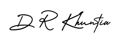You should practise on your own different ways (AmerikaSignatureDemo-Regular) to write your name (D R Khuntia) in signature. Don't let someone else do it for you. D R Khuntia signature style 3 images and pictures png