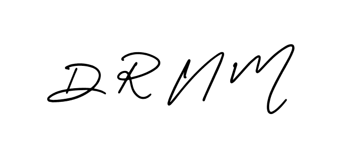 It looks lik you need a new signature style for name D R N M. Design unique handwritten (AmerikaSignatureDemo-Regular) signature with our free signature maker in just a few clicks. D R N M signature style 3 images and pictures png