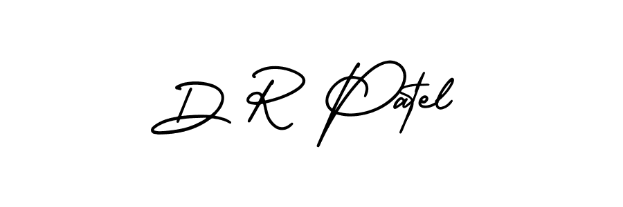 if you are searching for the best signature style for your name D R Patel. so please give up your signature search. here we have designed multiple signature styles  using AmerikaSignatureDemo-Regular. D R Patel signature style 3 images and pictures png