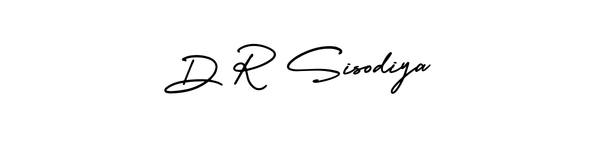 Design your own signature with our free online signature maker. With this signature software, you can create a handwritten (AmerikaSignatureDemo-Regular) signature for name D R Sisodiya. D R Sisodiya signature style 3 images and pictures png