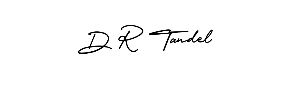 Similarly AmerikaSignatureDemo-Regular is the best handwritten signature design. Signature creator online .You can use it as an online autograph creator for name D R Tandel. D R Tandel signature style 3 images and pictures png
