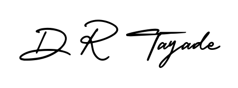 Give your name D R Tayade an exquisite flair with the AmerikaSignatureDemo-Regular script font. Ideal for contracts, resumes, and formal letterheads. D R Tayade signature style 3 images and pictures png