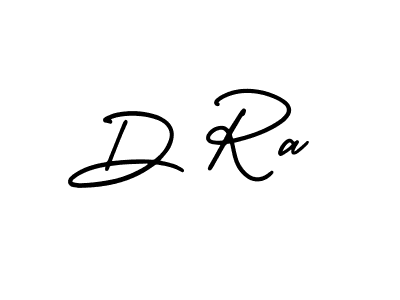 D Ra stylish signature style. Best Handwritten Sign (AmerikaSignatureDemo-Regular) for my name. Handwritten Signature Collection Ideas for my name D Ra. D Ra signature style 3 images and pictures png