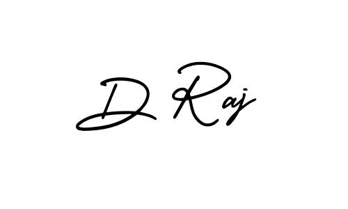 D Raj stylish signature style. Best Handwritten Sign (AmerikaSignatureDemo-Regular) for my name. Handwritten Signature Collection Ideas for my name D Raj. D Raj signature style 3 images and pictures png