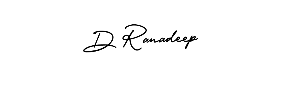 It looks lik you need a new signature style for name D Ranadeep. Design unique handwritten (AmerikaSignatureDemo-Regular) signature with our free signature maker in just a few clicks. D Ranadeep signature style 3 images and pictures png