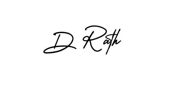 How to make D Rath signature? AmerikaSignatureDemo-Regular is a professional autograph style. Create handwritten signature for D Rath name. D Rath signature style 3 images and pictures png