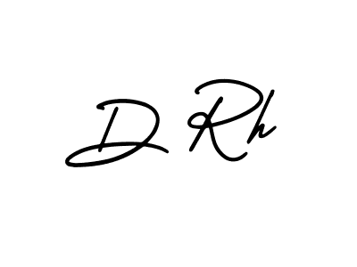 The best way (AmerikaSignatureDemo-Regular) to make a short signature is to pick only two or three words in your name. The name D Rh include a total of six letters. For converting this name. D Rh signature style 3 images and pictures png