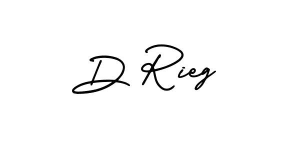 Create a beautiful signature design for name D Rieg. With this signature (AmerikaSignatureDemo-Regular) fonts, you can make a handwritten signature for free. D Rieg signature style 3 images and pictures png