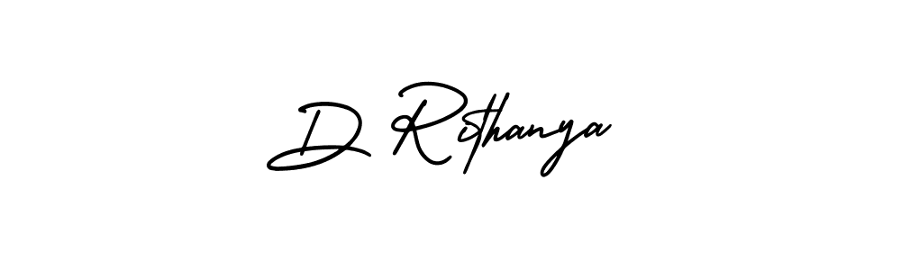 if you are searching for the best signature style for your name D Rithanya. so please give up your signature search. here we have designed multiple signature styles  using AmerikaSignatureDemo-Regular. D Rithanya signature style 3 images and pictures png