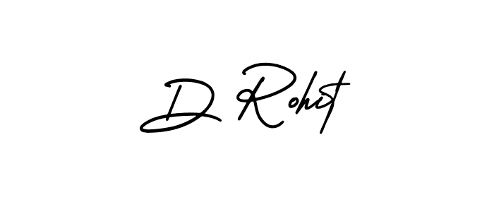 Make a beautiful signature design for name D Rohit. With this signature (AmerikaSignatureDemo-Regular) style, you can create a handwritten signature for free. D Rohit signature style 3 images and pictures png