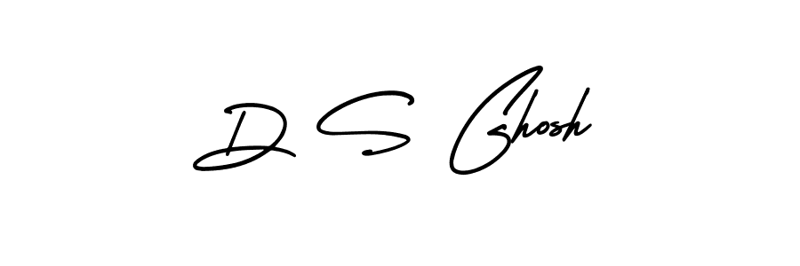 The best way (AmerikaSignatureDemo-Regular) to make a short signature is to pick only two or three words in your name. The name D S Ghosh include a total of six letters. For converting this name. D S Ghosh signature style 3 images and pictures png