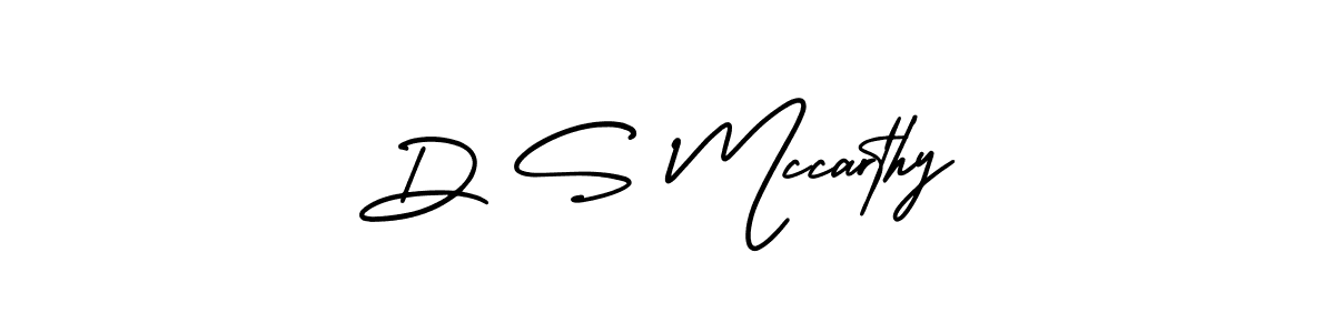 Create a beautiful signature design for name D S Mccarthy. With this signature (AmerikaSignatureDemo-Regular) fonts, you can make a handwritten signature for free. D S Mccarthy signature style 3 images and pictures png