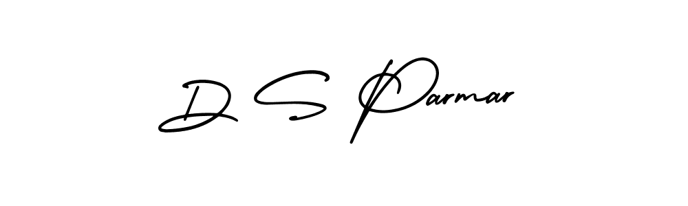 You should practise on your own different ways (AmerikaSignatureDemo-Regular) to write your name (D S Parmar) in signature. don't let someone else do it for you. D S Parmar signature style 3 images and pictures png