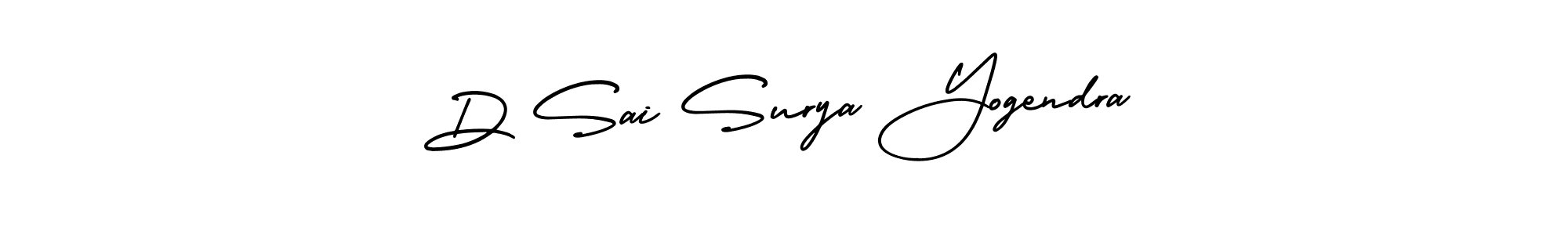 Make a short D Sai Surya Yogendra signature style. Manage your documents anywhere anytime using AmerikaSignatureDemo-Regular. Create and add eSignatures, submit forms, share and send files easily. D Sai Surya Yogendra signature style 3 images and pictures png