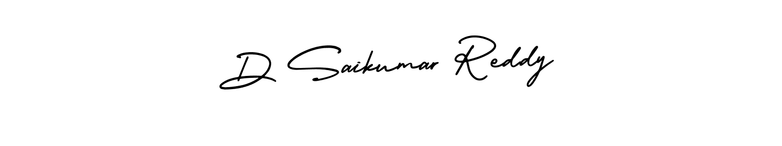 AmerikaSignatureDemo-Regular is a professional signature style that is perfect for those who want to add a touch of class to their signature. It is also a great choice for those who want to make their signature more unique. Get D Saikumar Reddy name to fancy signature for free. D Saikumar Reddy signature style 3 images and pictures png