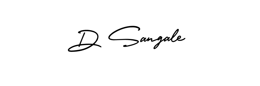 AmerikaSignatureDemo-Regular is a professional signature style that is perfect for those who want to add a touch of class to their signature. It is also a great choice for those who want to make their signature more unique. Get D Sangale name to fancy signature for free. D Sangale signature style 3 images and pictures png