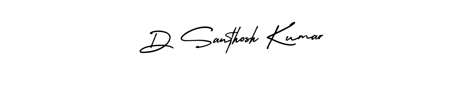 Also You can easily find your signature by using the search form. We will create D Santhosh Kumar name handwritten signature images for you free of cost using AmerikaSignatureDemo-Regular sign style. D Santhosh Kumar signature style 3 images and pictures png