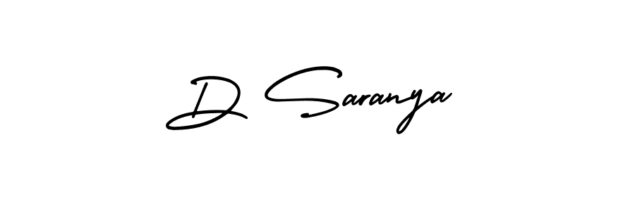 D Saranya stylish signature style. Best Handwritten Sign (AmerikaSignatureDemo-Regular) for my name. Handwritten Signature Collection Ideas for my name D Saranya. D Saranya signature style 3 images and pictures png