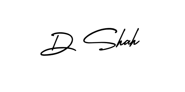 Create a beautiful signature design for name D Shah. With this signature (AmerikaSignatureDemo-Regular) fonts, you can make a handwritten signature for free. D Shah signature style 3 images and pictures png