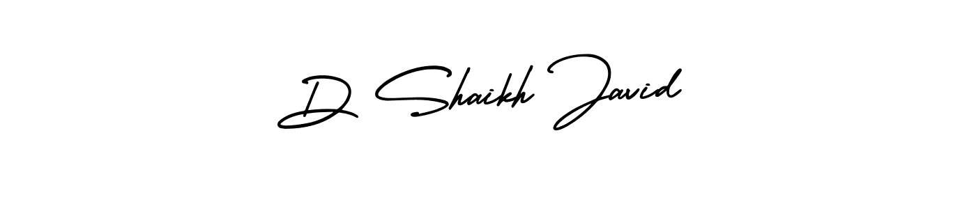 Also You can easily find your signature by using the search form. We will create D Shaikh Javid name handwritten signature images for you free of cost using AmerikaSignatureDemo-Regular sign style. D Shaikh Javid signature style 3 images and pictures png