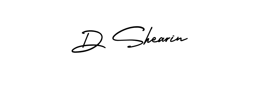 Also we have D Shearin name is the best signature style. Create professional handwritten signature collection using AmerikaSignatureDemo-Regular autograph style. D Shearin signature style 3 images and pictures png