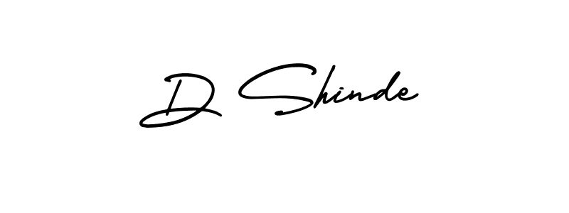 D Shinde stylish signature style. Best Handwritten Sign (AmerikaSignatureDemo-Regular) for my name. Handwritten Signature Collection Ideas for my name D Shinde. D Shinde signature style 3 images and pictures png