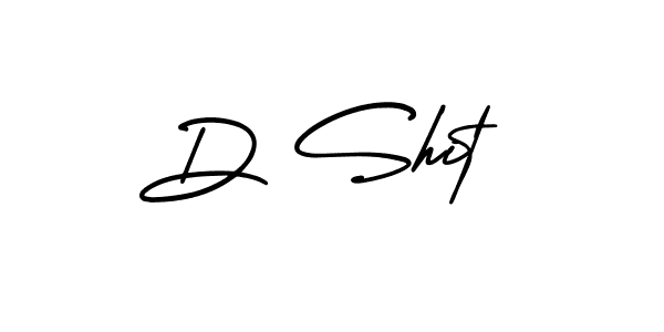 Create a beautiful signature design for name D Shit. With this signature (AmerikaSignatureDemo-Regular) fonts, you can make a handwritten signature for free. D Shit signature style 3 images and pictures png
