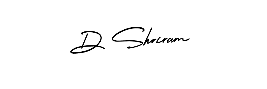 You should practise on your own different ways (AmerikaSignatureDemo-Regular) to write your name (D Shriram) in signature. don't let someone else do it for you. D Shriram signature style 3 images and pictures png