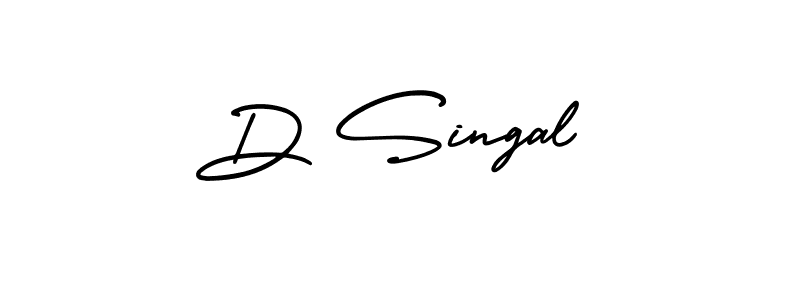 How to make D Singal signature? AmerikaSignatureDemo-Regular is a professional autograph style. Create handwritten signature for D Singal name. D Singal signature style 3 images and pictures png