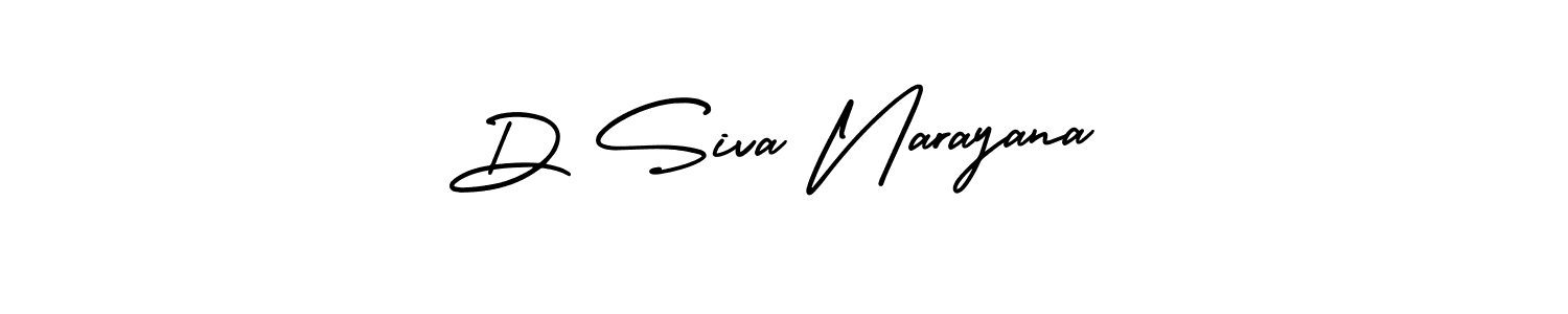 Also we have D Siva Narayana name is the best signature style. Create professional handwritten signature collection using AmerikaSignatureDemo-Regular autograph style. D Siva Narayana signature style 3 images and pictures png