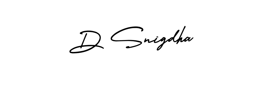 AmerikaSignatureDemo-Regular is a professional signature style that is perfect for those who want to add a touch of class to their signature. It is also a great choice for those who want to make their signature more unique. Get D Snigdha name to fancy signature for free. D Snigdha signature style 3 images and pictures png