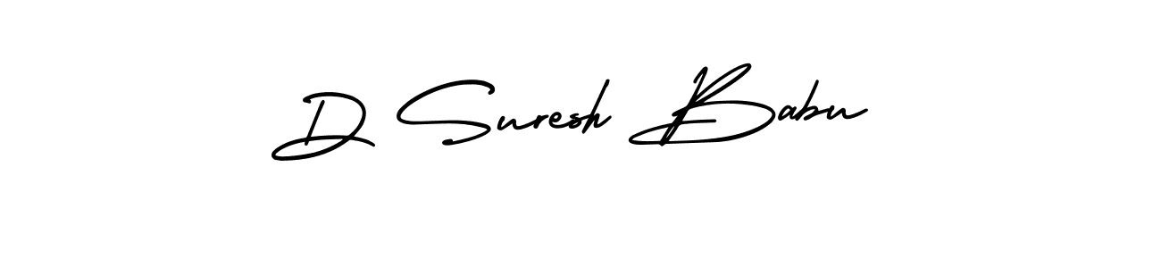 Also You can easily find your signature by using the search form. We will create D Suresh Babu name handwritten signature images for you free of cost using AmerikaSignatureDemo-Regular sign style. D Suresh Babu signature style 3 images and pictures png