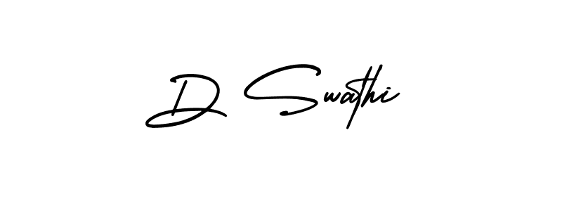 How to Draw D Swathi signature style? AmerikaSignatureDemo-Regular is a latest design signature styles for name D Swathi. D Swathi signature style 3 images and pictures png