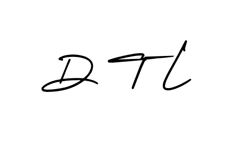 Make a beautiful signature design for name D T L. With this signature (AmerikaSignatureDemo-Regular) style, you can create a handwritten signature for free. D T L signature style 3 images and pictures png