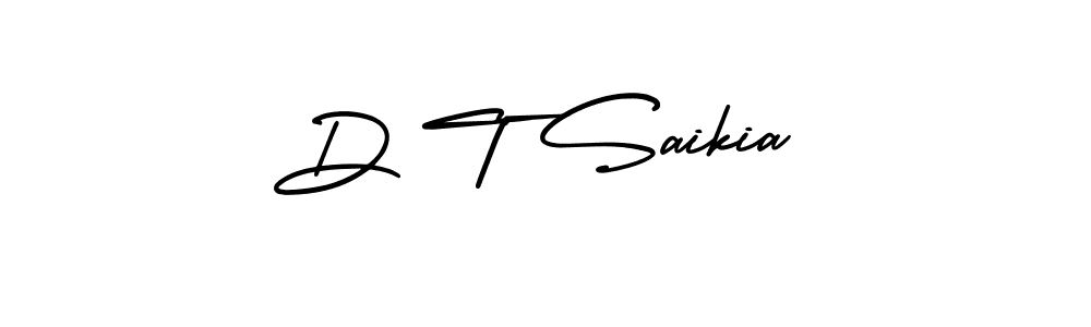 Similarly AmerikaSignatureDemo-Regular is the best handwritten signature design. Signature creator online .You can use it as an online autograph creator for name D T Saikia. D T Saikia signature style 3 images and pictures png