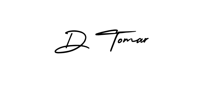 Make a beautiful signature design for name D Tomar. With this signature (AmerikaSignatureDemo-Regular) style, you can create a handwritten signature for free. D Tomar signature style 3 images and pictures png